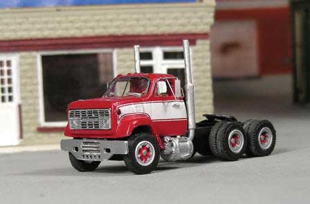 1971-1977 Chevrolet C-90 Tandem-Axle Tractor w/High Cab & Short Hood - Resin K -- Undecorated