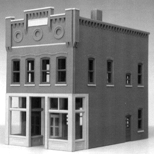 City Buildings -- Madelene's Deli 4-3/4 x 2-3/4"  11.9 x 6.9cm