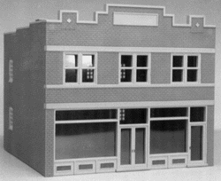 City Buildings -- Dime Store & Offices 4 x 4-1/8"  10 x 10.3cm