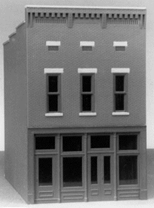 City Buildings -- Roy's Fix-It Shop - 4-3/4 x 2-3/4"  11.9 x 6.9cm