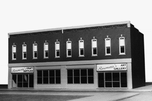 Talltown Buildings -- Rogy's - 9-1/2 x 4-1/8"  23.7 x 10.3cm
