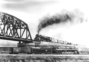 Railroad Art Print - Great Trains of America Collection -- Erie "#1 Of Course"  (19 x 13" Image - 22 x 16" Overall)