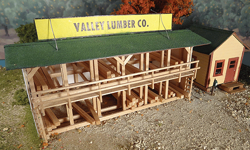Lumber Rack & Office -- Kit - 7 x 4"