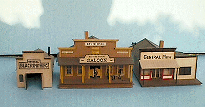 Old Town Center -- Kit - Blacksmith, General Store & Saloon