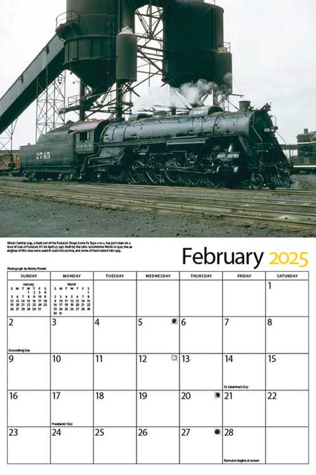 Illinois Central 2025 Calendar -- 11 x 14"  27.9 x 35.6cm-2