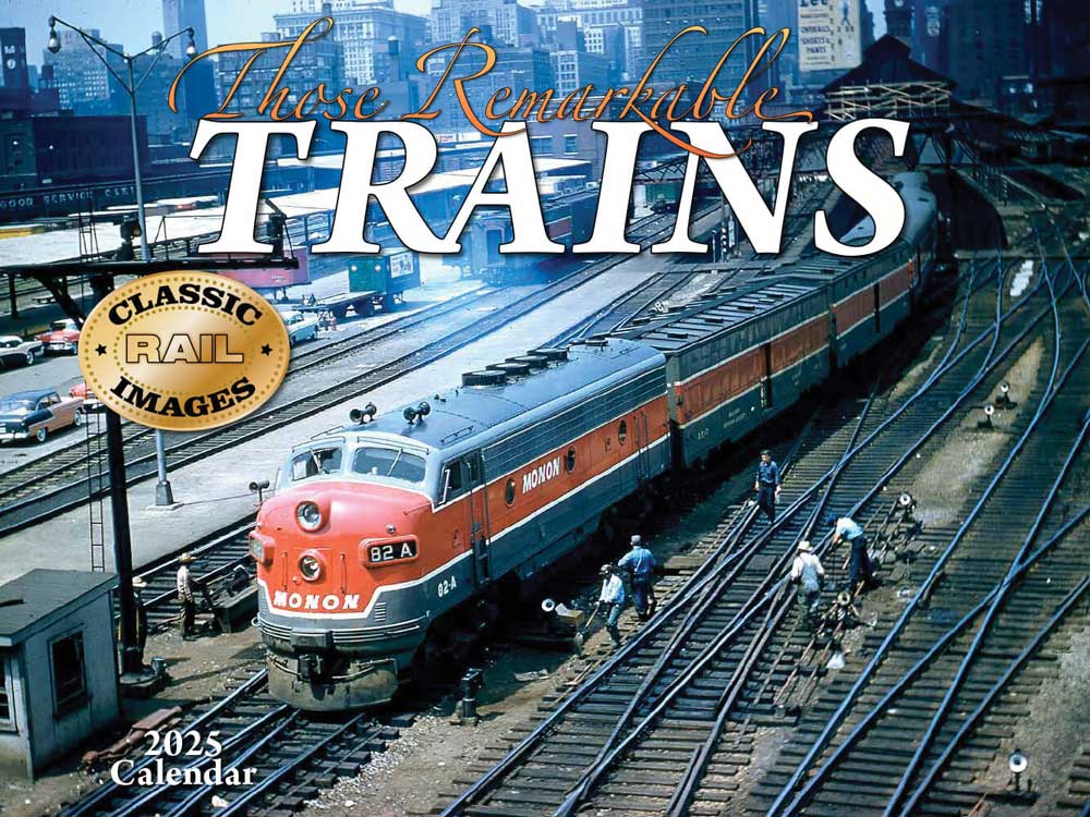 Those Remarkable Trains 2025 Calendar -- 11 x 14"  27.9 x 35.6cm-1