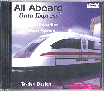 Hobby Software for Model Railroaders -- All Aboard Data Express Version 1.0.0 for Windows XP