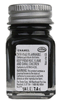All-Purpose Enamel Paint - 1/4oz  7.4mL Bottle -- Black-1