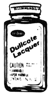 Dullcote Clear Finish -- 1-3/4oz  51.8mL Bottle