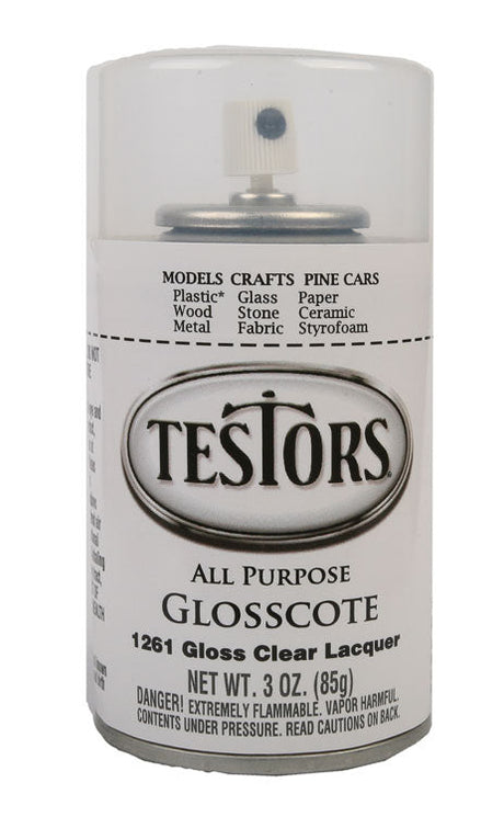 Glosscote Clear Finish -- 3oz  88.7mL Spray Can