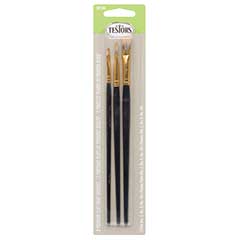 Premium Paint Brush Set - Carded -- 1 Each Flat: No. 2, No. 8, No. 10