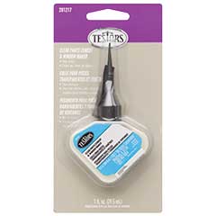 Clear Styrene Parts Cement - Carded -- 1oz  29.6mL