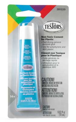 Non-Toxic Cement for Plastics - Carded -- 5/8oz  18mL