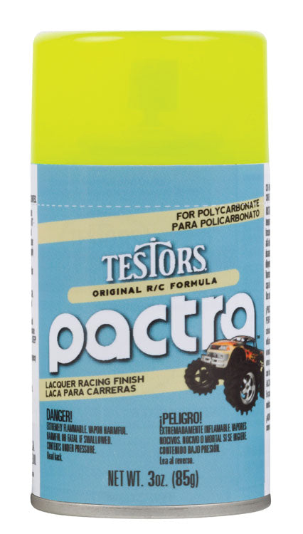 Pactra(TM) R/C Formula Spray Paint Cans - 3oz  88.7mL -- Fluorescent Yellow