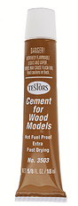 Finished-Product Cement Adhesives -- Wood Formula A (Extra-Fast-Drying) - 5/8oz  18.5mL - Tube