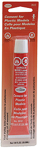 Finished-Product Cement Adhesives -- Plastic Cement - 7/8oz  25.9mL - Carded with English/French Labeling