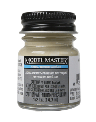Acrylic Railroad Color - Model Master - 1/2oz  14.8mL Bottle -- Flat Aged Concrete