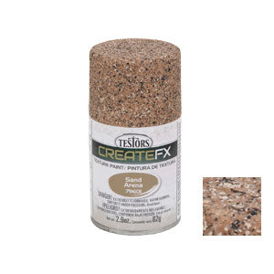 CreateFX(R) Enamel Textured Spray Cans - 2.9oz  85.8mL - English/Spanish Label -- Sand