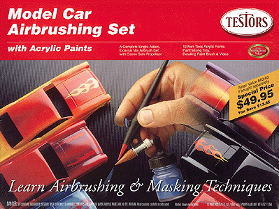 Testors Airbrush Set -- Model Car Detailing