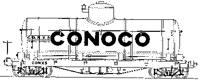 Conoco Tank Car HOn3