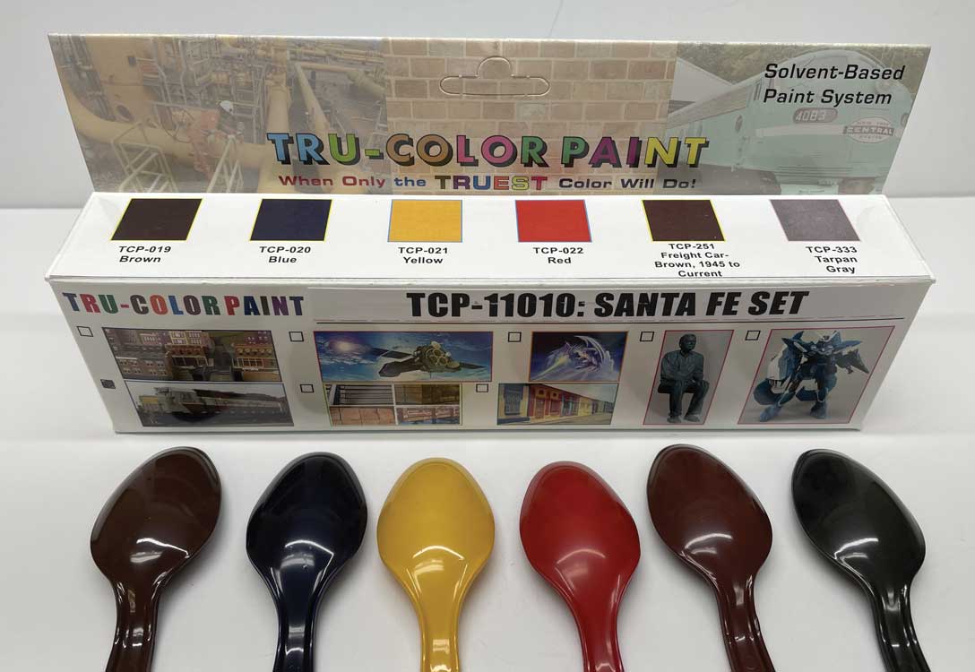 Santa Fe Paint Set - 6 - 1oz 29.6ml Bottles -- Includes #19, 20, 21, 22, 251, 333