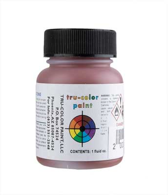 Military Acrylic Colors - High Adhesion for 3-D Prints - 1oz 29.6ml -- Red-Brown
