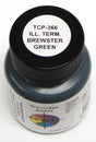 Railroad Color Acrylic Paints - 1oz  29.6mL -- Illinois Terminal Brewster Green