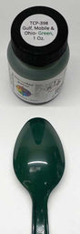 Railroad Color Acrylic Paints - 1oz  29.6mL -- Gulf, Mobile & Ohio Boxcar Green