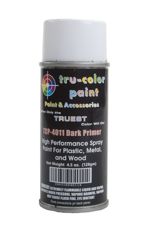 Aerosol Spray Paint 4.5oz 135ml Can -- Gloss Dark Primer