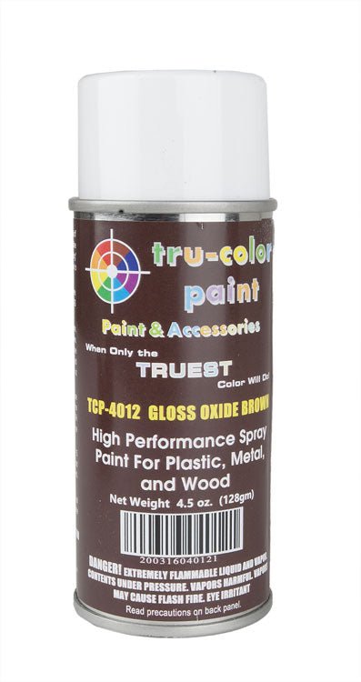Aerosol Spray Paint 4.5oz 135ml Can -- Gloss Oxide Brown