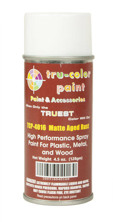 Aerosol Spray Paint 4.5oz 135ml Can -- Matte Aged Rust