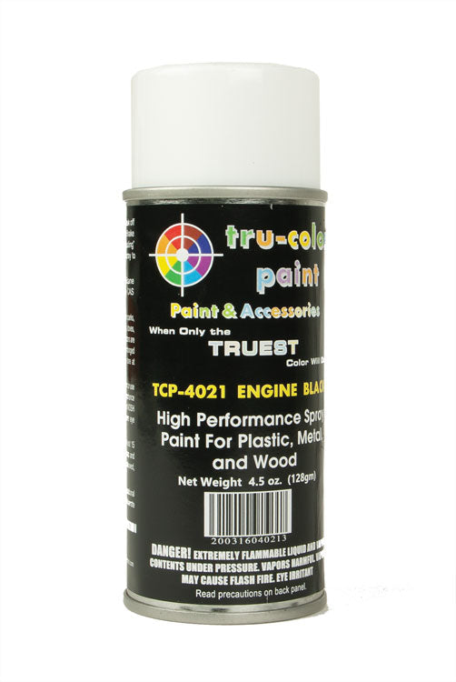Aerosol Spray Paint 4.5oz 135ml Can -- Gloss Engine Black