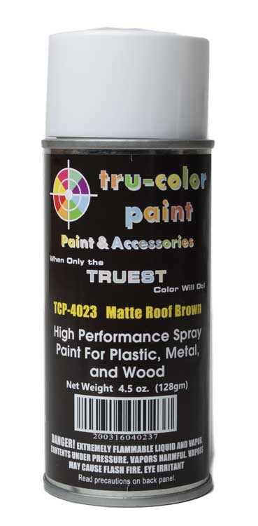 Aerosol Spray Paint 4.5oz 135ml Can -- Matte Roof Brown