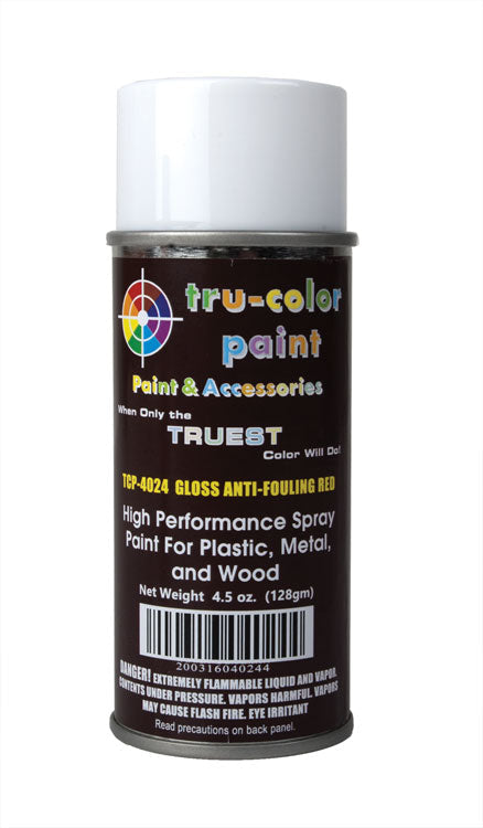 Aerosol Spray Paint 4.5oz 135ml Can -- Matte Anti-Fouling Red