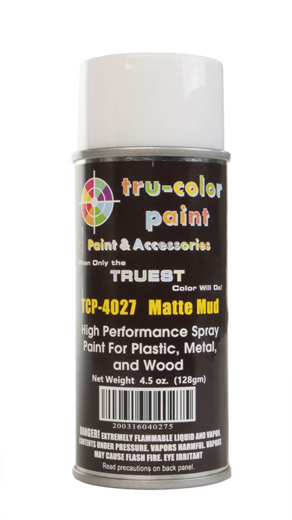 Aerosol Spray Paint 4.5oz 135ml Can -- Matte Mud