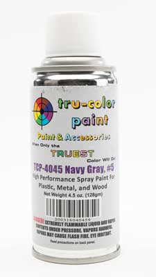 Aerosol Spray Paint - 4.5oz 135mL Can -- Matte Navy Gray No. 5