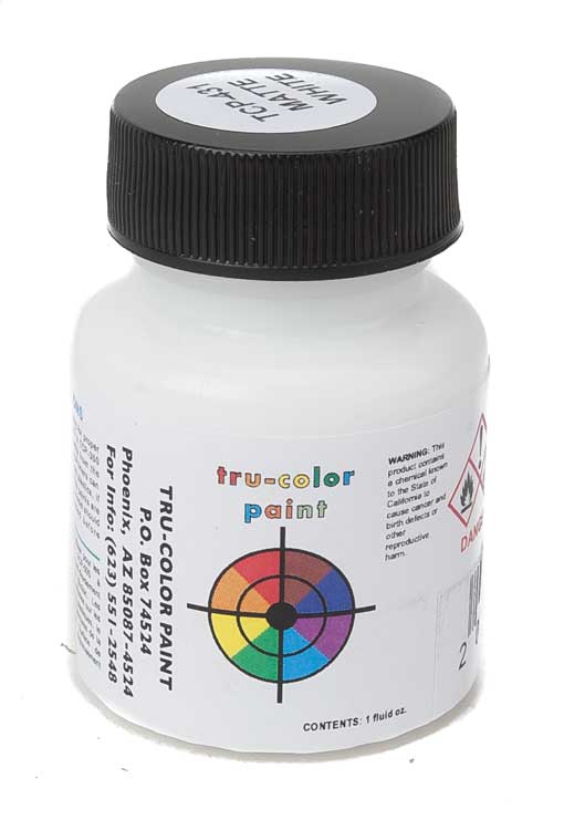 Sprayable Matte Paints - 1oz  29.6mL -- White