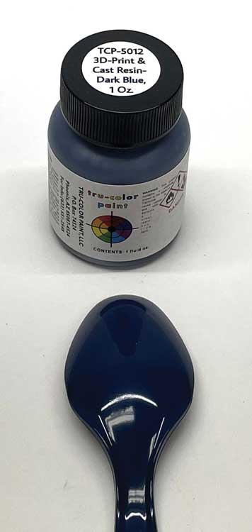 3D Print and Cast Resin Acrylic Paints - 1oz  29.6ml -- Dark Blue