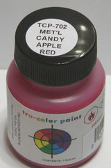 Metallic Acrylic Paints - 1oz  29.6mL -- Candy Apple Red-2