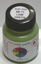 Metallic Acrylic Paints - 1oz  29.6mL -- Lime Green-2