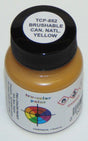 Flat Brushable Color Acrylic Paints - 1oz  29.6mL -- Canadian National Yellow