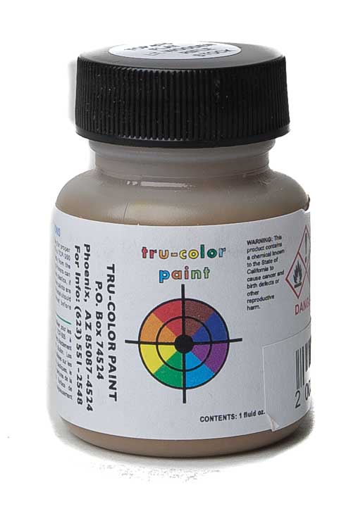 Flat Brushable Color Acrylic Paints - 1oz  29.6mL -- Light Wooden Rifle Stock Brown