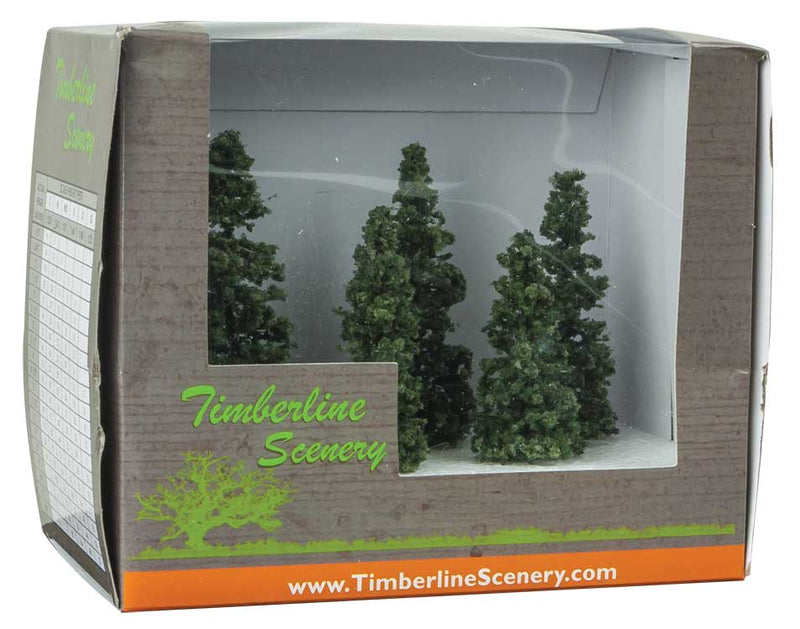Timberline Pine Trees -- 2 - 4"  5.1 - 10.2cm pkg(5)