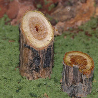 Real Wood Tree Stumps pkg(50) -- 1/4 to 1/2"  0.6 to 1.3cm