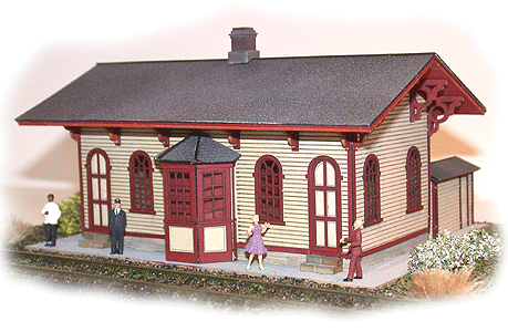 Cranston Station -- Kit - 3-1/2 x 2-3/4 x 1-3/4"  8.9 x 7 x 4.4cm
