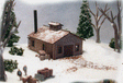 Maple Sugar House -- Kit - 3 x 1-1/2 x 1-1/4"  7.6 x 3.8 x 3.2cm