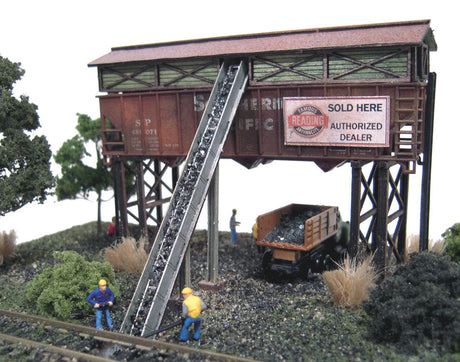 Gravel & Coal Company - Trackside Series -- Laser-Cut Wood Kit - 3-1/2 x 2-1/2"  8.9 x 6.4cm-1