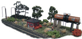Diesel Fueling Depot - Trackside Series -- Laser-Cut Wood Kit - As-Shown: 10-1/2 x 3"  26.7 x 7.6cm-1