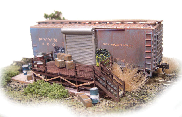 Boxcar Storage -- Kit - 4 x 2"  10.2 x 5.1cm (Includes Boxcar and Parts for 2 Additional Unit-1