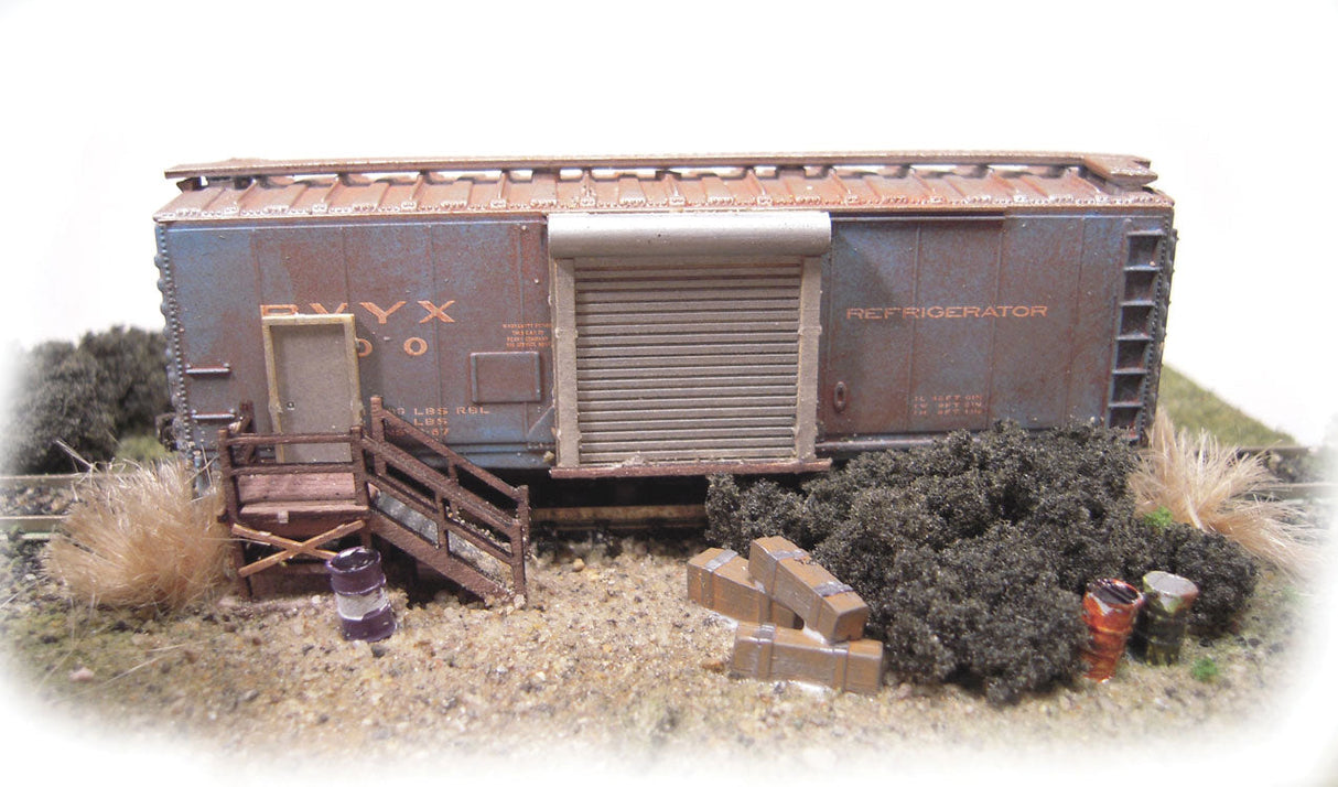 Boxcar Storage -- Kit - 4 x 2"  10.2 x 5.1cm (Includes Boxcar and Parts for 2 Additional Unit-2